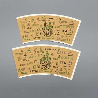 China Recyclable Disposable Biodegradable Paper  For Making Paper Cup Fan for sale