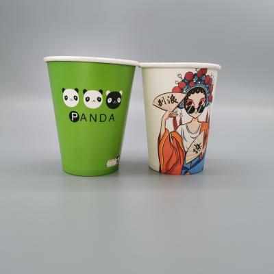 China Eco Friendly Recyclable Paper Cups Food Grade Hot Coffee Anti Crimp for sale