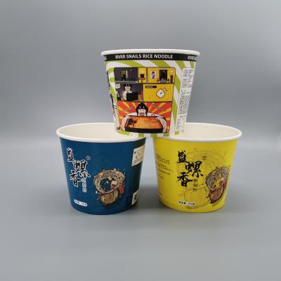 China Cuenco disponible biodegradable amistoso de papel de la ensalada de Eco Kraft con la tapa de papel en venta