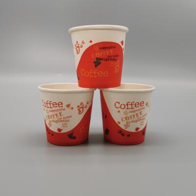 China Custom Printed Disposable Recycle Hot Coffee Paper Cups With Logo for sale