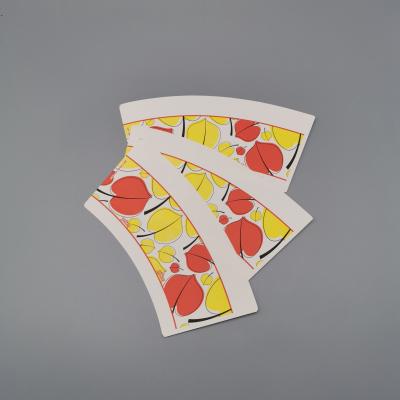 China Environmentally Friendly Disposable PE Laminated Paper Flexographic For Cup Fan for sale