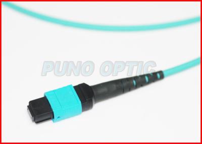 China Waterproof Aqua Fiber Optic Cable , Multi - Core MTP Patch Cable 50/125um for sale