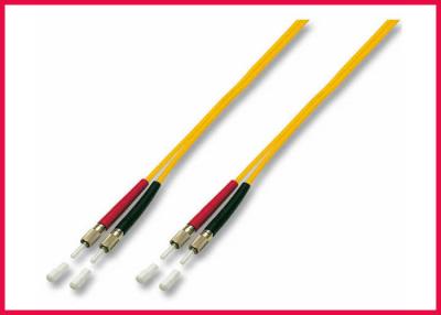China PVC Single Mode Fiber Patch Cables / High Concentricity PVC Optical Patch Cord for sale