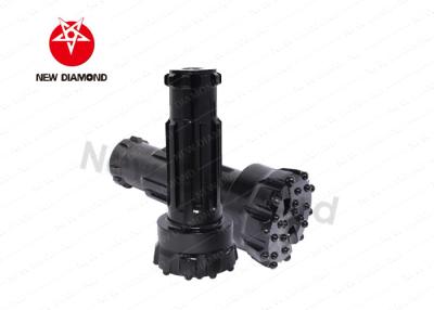China Black DHD380 Hammer Drill Bits For Rock , Tapered Button Bits For Ore Mining for sale