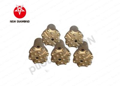 China Anti - Wear Flat Face Borehole Drilling Tools / Carbide Button Bits 2 Flushing Holes for sale
