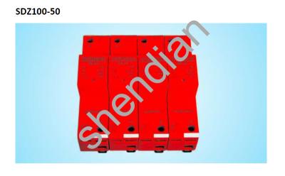 China Class 1 Switch Type Power Surge Protective Device SDZ100-50 for sale