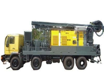 China Diesel Power 400m Rotary Truck Mounted Drilling Machine for sale