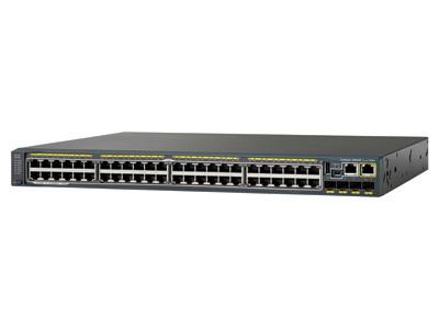Chine 17,5 port WS-C2960S-48FPS-L de pile de commutateur de réseau de commutateur du catalyseur 2960 de Cisco de largeur de pouce à vendre