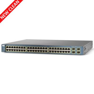 China Durable Cisco 48 Port POE Switch Catalyst 3650 WS-C3560G-48PS-S 1 Year Warranty for sale