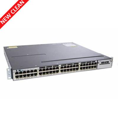 China Poe 1000Mbps Cisco Gigabit Network Switch WS-C3750X-48P-L for sale