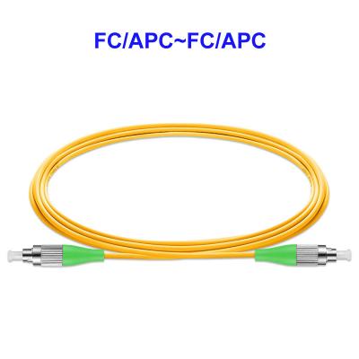 China Single Mode Fiber Cable FC/APC~FC/APC Single Mode Single Core OS2 LSZH Customize for sale