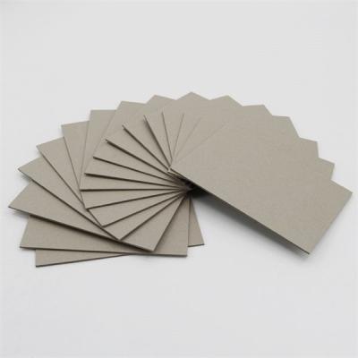 China Laminated Recycled Paper 0.45mm-4.0mm Grey Backing Board High Stiffness for sale