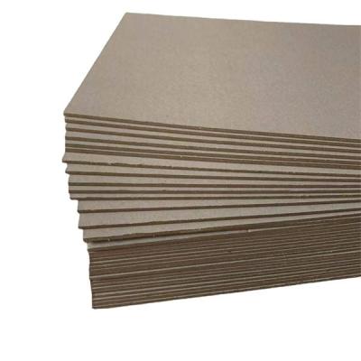 Chine Papier recyclé en pâte mélangée en feuille de carton laminé en copeaux gris à vendre