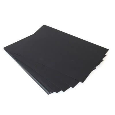 China Schwarze Bristol-Papierplatten Glatte Oberfläche recyceltes Zellstoff zu verkaufen
