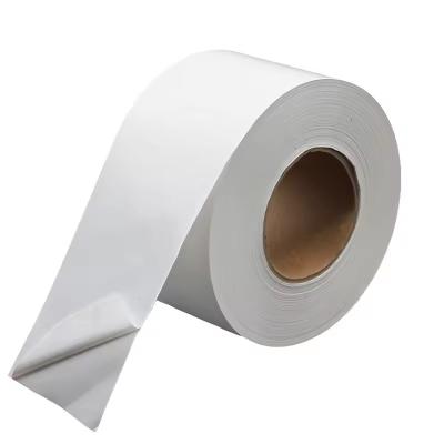 China Glossy Self Adhesive Sticker Paper Rolls Small White Release Paper for sale