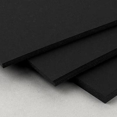 China Custom Recycled Paper Cardboard Black Bristol Board Offset Printing for sale