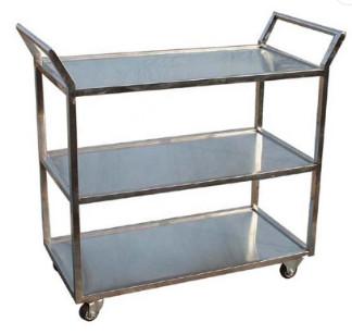 China Two Or Three Layers Laboratory Accessories Moving Trolley Polishing Surface Treatment for sale