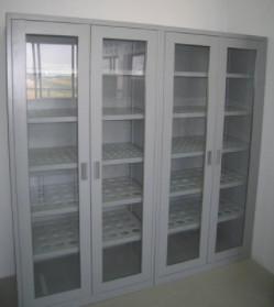 China All Steel Utensil Cupboard Lab Storage Cabinet / Glassware Chemical Safety Cabinet for sale