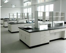 China Medical Electrical Laboratory Furniture Table With Cabinets Storage and Wall Cupboard for sale
