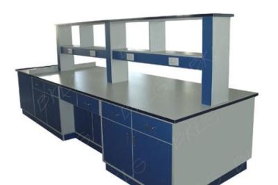 China Chemistry / Physical / Biologic Wooden Laboratory Furniture Lab Table / Bench for sale
