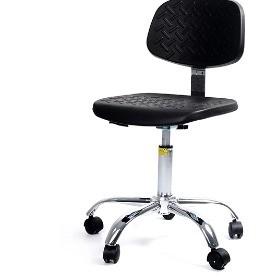China Integral Lumbar Support Ergonomic Office / Lab Chair With PU Seat and Five - Star Foot for sale