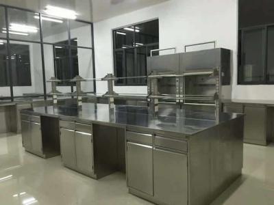 China Commercial Stainless Steel Worktables / Workbench With Drawers Clean Workshop Use for sale