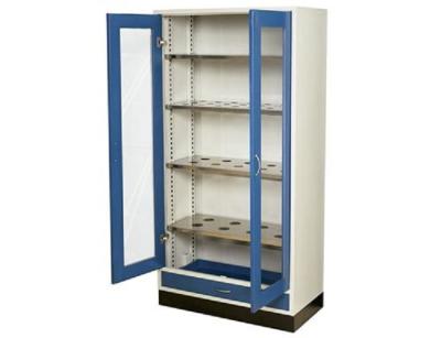 China Utensil Cupboard Steel Lab Casework  , Two Door File Cabinet With Slide Door for sale