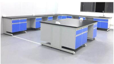 China Banco de trabajo de la tabla de funcionamiento de los muebles del laboratorio de la universidad del laboratorio de la escuela con el banco lateral del fregadero en venta