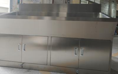 China Free Standing Wash Stainless Steel Sink Table C frame for sale