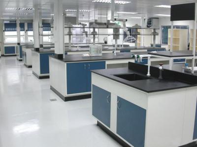 China Banco de trabalho da resina de cola Epoxy da mobília do laboratório da escola da armação de aço à venda
