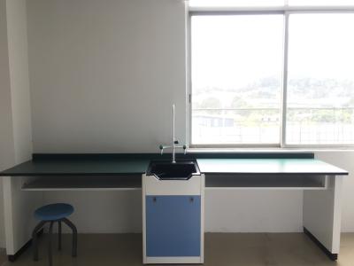 Cina Cima blu del granito del banco da lavoro del laboratorio della mobilia del laboratorio di biologia in vendita