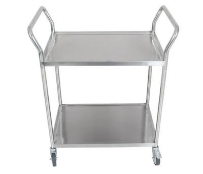 China Hospital Furniture 304 Stainless Steel Medical Trolley Customize Color for sale