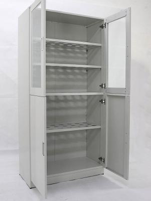 China Chemical Resistant Lab Utensil Storage Cabinet With Glass Door for sale