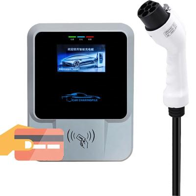 China 32A Single Phase Electric Car Charger Point EVSE Wallbox 240VAC 7KW for sale