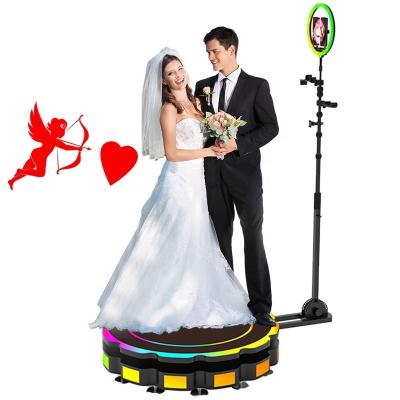 China Wedding Part 360 Video Booth With Flight Case 115CM 45.2 Inch Slow Motion for sale