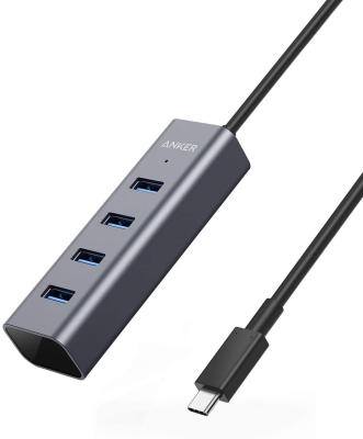 China 4Port Aluminum USB C Multiport Adapter For MacBook Pro FCC for sale