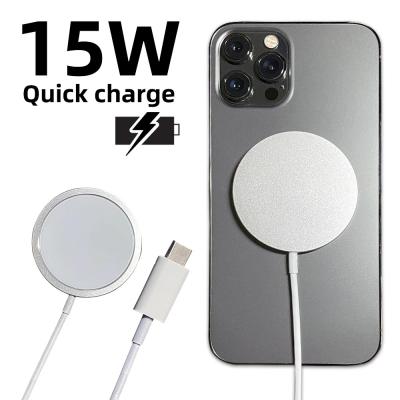 China 12V 1.5A Wireless Magsafe Charger 15W Ultra Slim For IPhone 12 Pro Max for sale