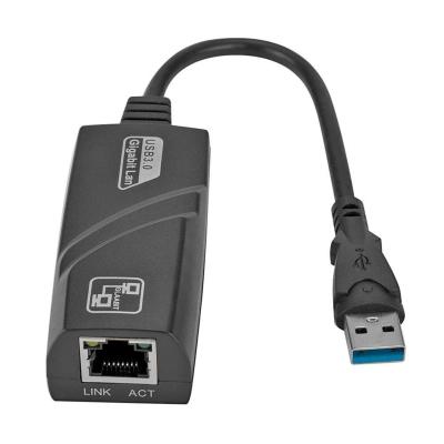 China Mini USB 3.0 Gigabit Ethernet Adapter USB To RJ45 1000M For Windows  802.11n for sale