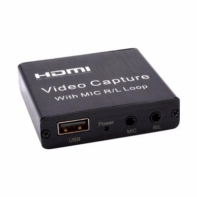 China PS4 USB 2.0 Video Capture Card LPCM HDMI Video Grabber With Mic Loop R L for sale
