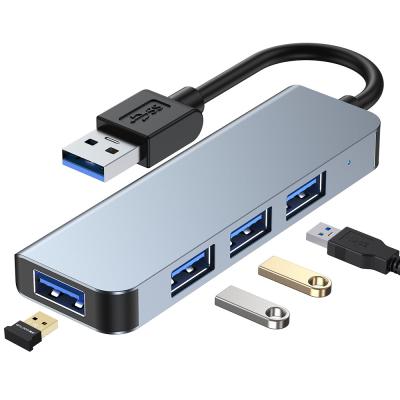 China 4port 3.0 USB HUBs ULtra Slim , Portable Type C To USB 3.0 Adapter Splitter for sale