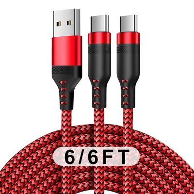 China Durable Nylon Braided USB Cable Type C USB A To USB C Wire for sale