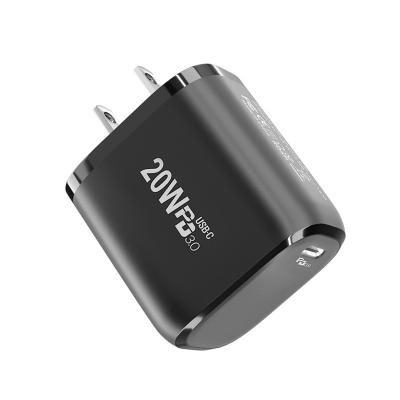 China 20W USB Wall Chargers Type C PD Adapter US EU Plug  240V For IPhone 12 for sale