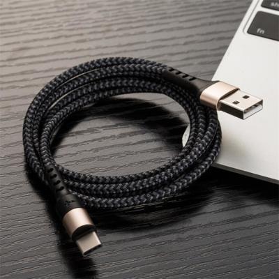 China 1M Type C Nylon Braided USB Cable  Android Line 5V 3A For Samsung Huawei ROHS for sale