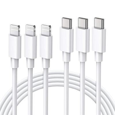 China 3A USB C To Lightning Cable , 3FT IPhone 12 Fast Charger Cable 20w for sale