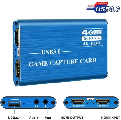 China cartão de captação 4Kp60 video audio, conversor video portátil de USB3.0 1080P 60fps à venda