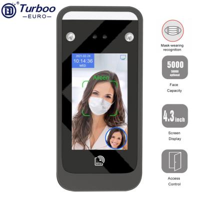 China 4. 3 Inch AI Face Recognition Attendance Machine Multiple Verification Access Time Attendance for sale