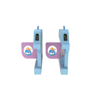 China Kindergarten Waist High Turnstile Entry Systems SUS304 Optical Channel for sale