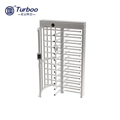 China Electronic Full Height Turnstile Access Control System 2.2m 304 Stainless Steel for sale