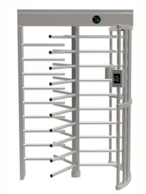 China IC Card Reader Full Height revolving turnstile SUS304 For bus Station for sale