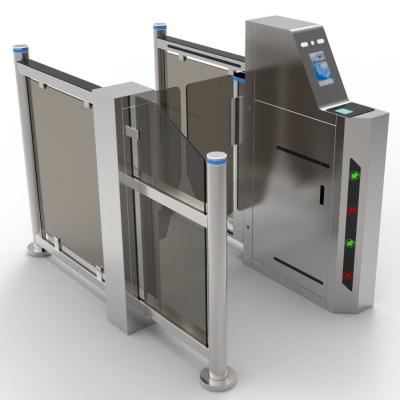 China Indoor Pedestrian Access Control turnstile gate 304 Stainless Steel for sale
